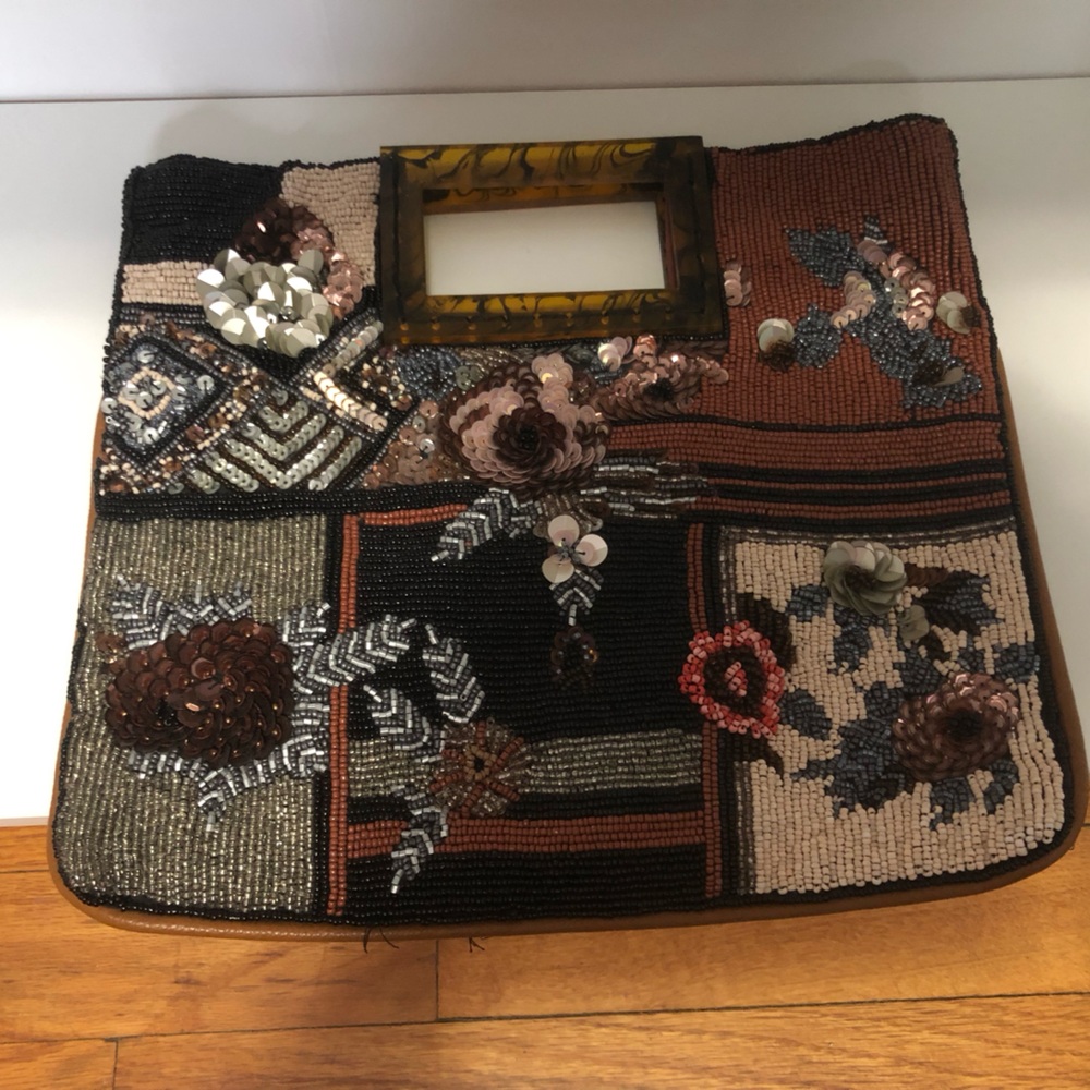 Anthropologie beaded bag